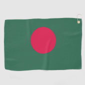 Serviette De Golf Drapeau du Bangladesh (Horizontal)