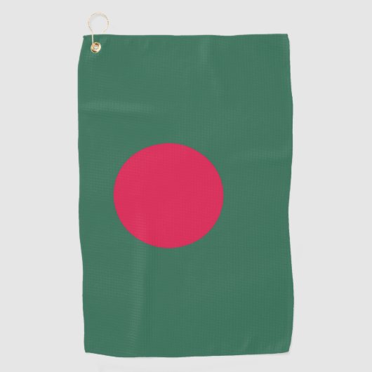 Serviette De Golf Drapeau du Bangladesh (Devant)