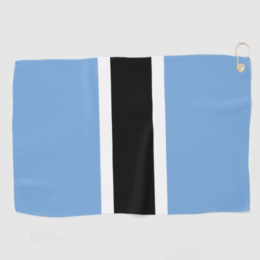 Serviette De Golf Drapeau du Botswana (Horizontal)