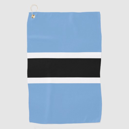 Serviette De Golf Drapeau du Botswana (Devant)