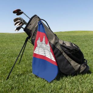 Serviette De Golf drapeau du Cambodge