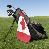 Serviette De Golf Drapeau du Canada (Vert)
