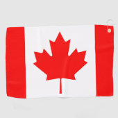 Serviette De Golf Drapeau du Canada (Horizontal)