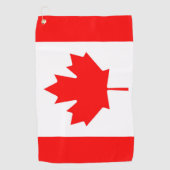 Serviette De Golf Drapeau du Canada (Devant)