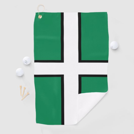Serviette De Golf Drapeau du comté de Devon (En situation)