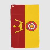 Serviette De Golf Drapeau du comté de Hampshire (Devant)