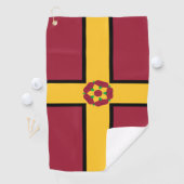 Serviette De Golf Drapeau du comté de Northamptonshire (En situation)