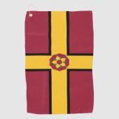 Serviette De Golf Drapeau du comté de Northamptonshire (Devant)