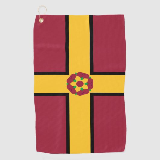 Serviette De Golf Drapeau du comté de Northamptonshire (Devant)