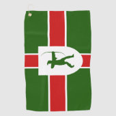 Serviette De Golf Drapeau du comté de Nottinghamshire (Devant)