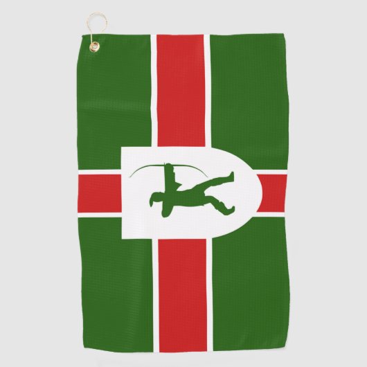 Serviette De Golf Drapeau du comté de Nottinghamshire (Devant)