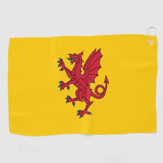Serviette De Golf Drapeau du comté de Somerset (Horizontal)