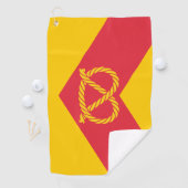 Serviette De Golf Drapeau du comté de Staffordshire (En situation)