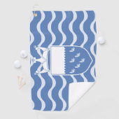 Serviette De Golf Drapeau du comté de Sussex Ouest (En situation)