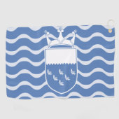 Serviette De Golf Drapeau du comté de Sussex Ouest (Horizontal)