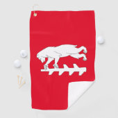 Serviette De Golf Drapeau du comté de Warwickshire (En situation)