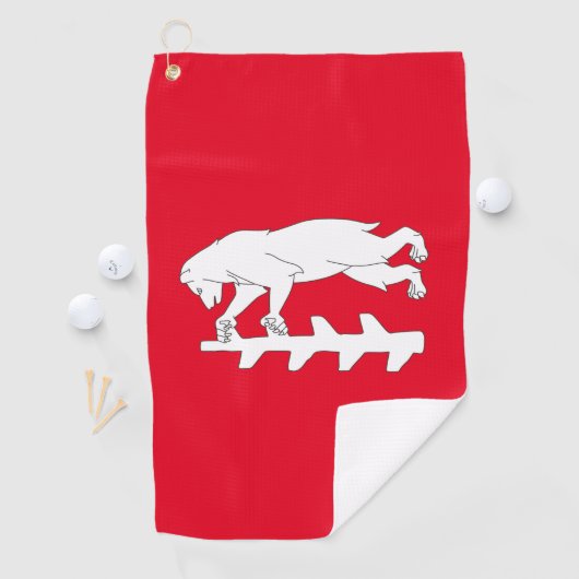 Serviette De Golf Drapeau du comté de Warwickshire (En situation)