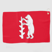 Serviette De Golf Drapeau du comté de Warwickshire (Horizontal)