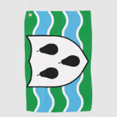 Serviette De Golf Drapeau du comté de Worcestershire (Devant)