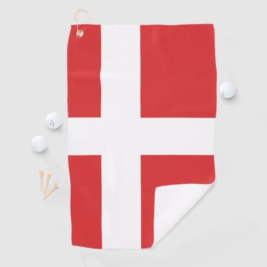 Serviette De Golf Drapeau du Danemark (En situation)