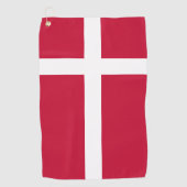 Serviette De Golf Drapeau du Danemark (Devant)
