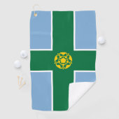 Serviette De Golf Drapeau du Derbyshire (En situation)