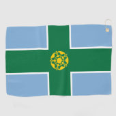 Serviette De Golf Drapeau du Derbyshire (Horizontal)