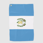 Serviette De Golf Drapeau du Guatemala (Devant)