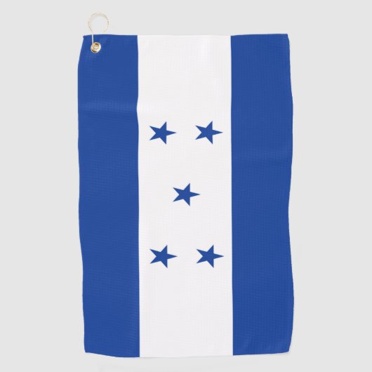 Serviette De Golf Drapeau du Honduras (Devant)