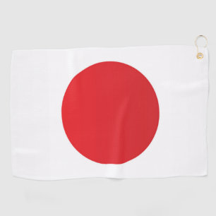 Serviette De Golf Drapeau du Japon