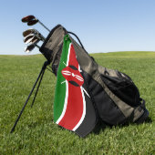 Serviette De Golf Drapeau du Kenya  (Vert)