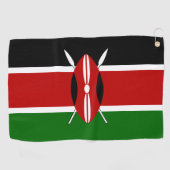 Serviette De Golf Drapeau du Kenya Massaï Bendera ya Kenya (Horizontal)