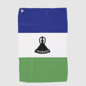 Serviette De Golf Drapeau du Lesotho (Devant)