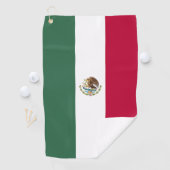 Serviette De Golf Drapeau du Mexique (En situation)