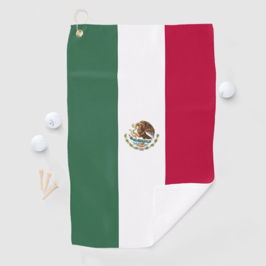 Serviette De Golf Drapeau du Mexique (En situation)