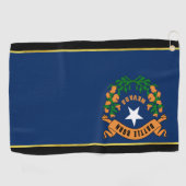 Serviette De Golf Drapeau du Nevada (Horizontal)