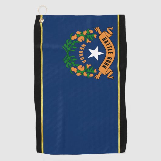 Serviette De Golf Drapeau du Nevada (Devant)