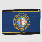 Serviette De Golf Drapeau du New Hampshire (Horizontal)