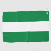 Serviette De Golf Drapeau du Nigeria (Horizontal)
