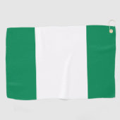 Serviette De Golf Drapeau du Nigeria (Horizontal)