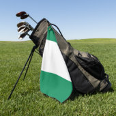 Serviette De Golf Drapeau du Nigeria (Vert)