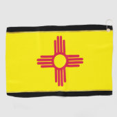 Serviette De Golf Drapeau du Nouveau-Mexique (Horizontal)