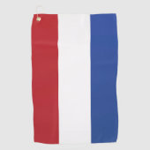 Serviette De Golf Drapeau du Pays-Bas (Devant)