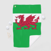 Serviette De Golf drapeau du pays de galles (En situation)