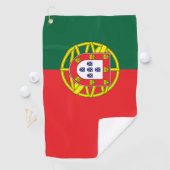 Serviette De Golf Drapeau du Portugal (En situation)