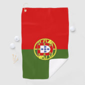 Serviette De Golf Drapeau du Portugal (En situation)