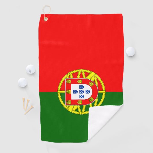 Serviette De Golf Drapeau du Portugal (En situation)