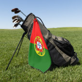 Serviette De Golf Drapeau du Portugal (Vert)