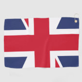 Serviette De Golf Drapeau du Royaume-Uni (Horizontal)