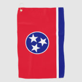 Serviette De Golf Drapeau du Tennessee (Devant)